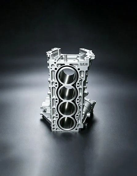 Aluminum cylinder block